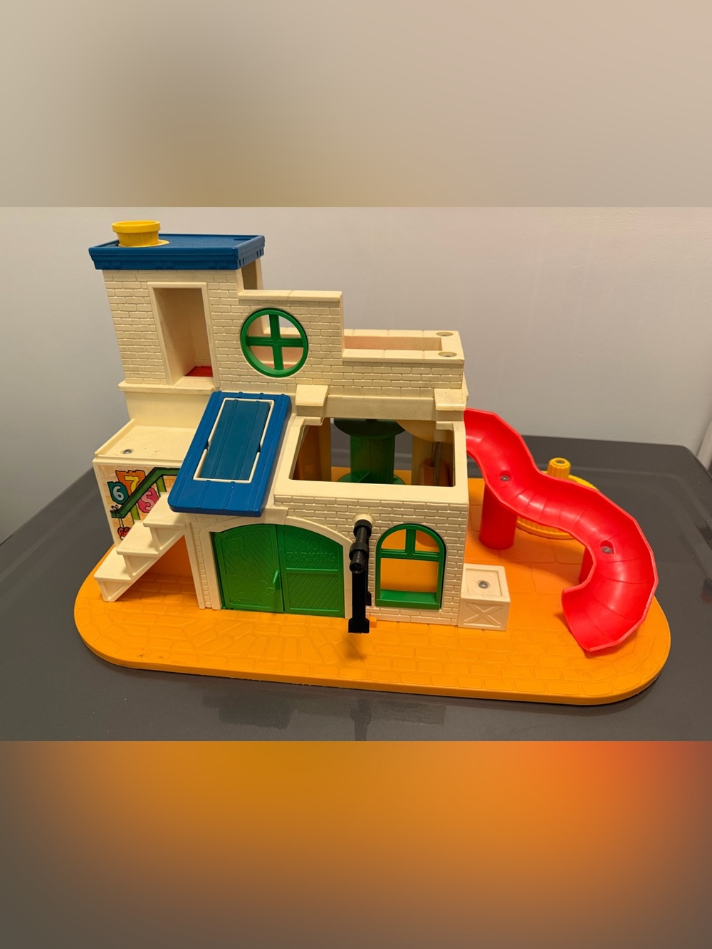 1970s Fisher-Price Sesame Street Clubhouse playset, model number #937 Vintage
